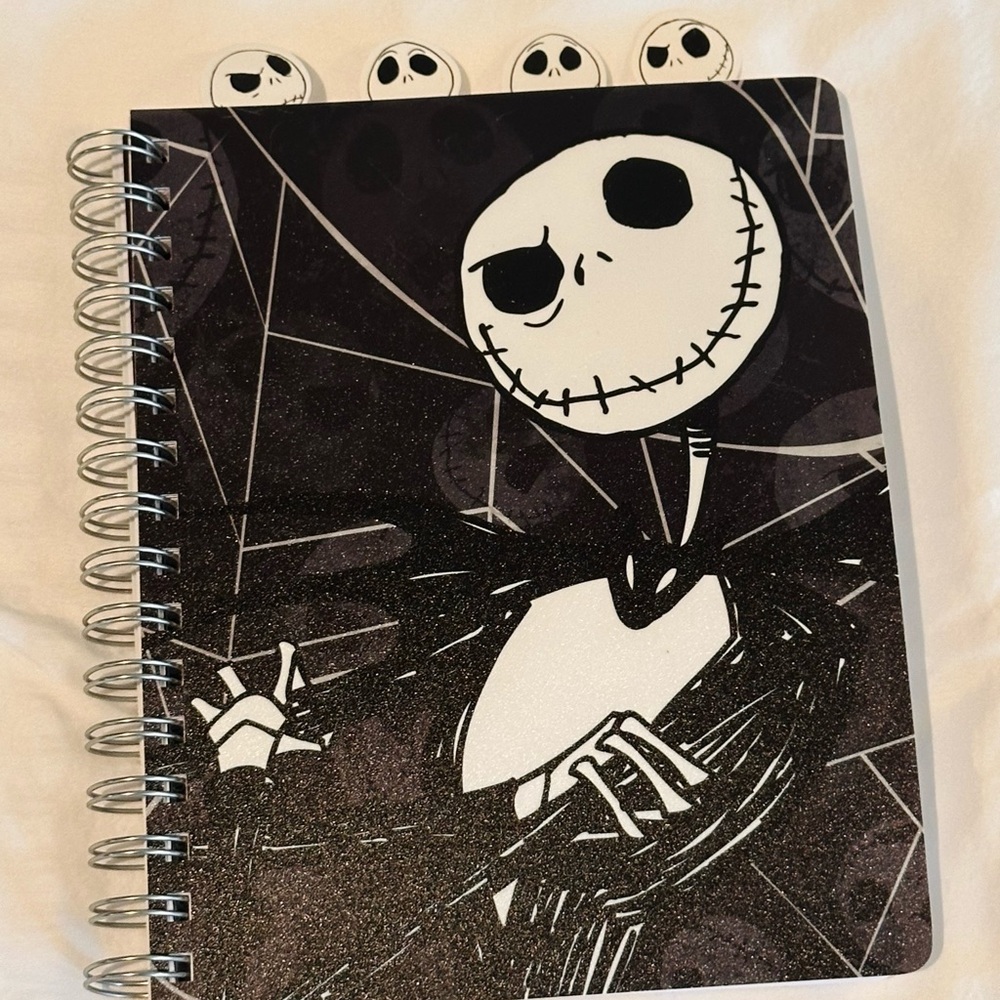 Black and White Spiral Notebook